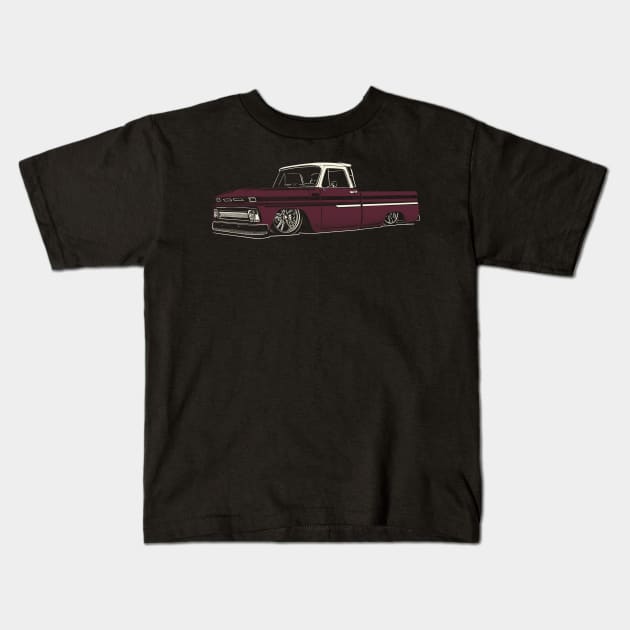 Chevy 65 Kids T-Shirt by Saturasi